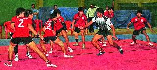 महिला गटातील कबड्डीत थायलंड विजयी