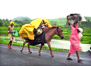 Birbhad on the back ... | पाठीवर बिऱ्हाड... Birbhad on the back ... | पाठीवर बिऱ्हाड...