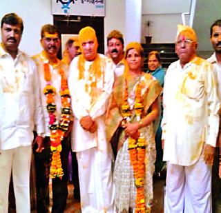 Sangeeta Joshi as Jejuri city's president | जेजुरीच्या नगराध्यक्षपदी संगीता जोशी Sangeeta Joshi as Jejuri city's president | जेजुरीच्या नगराध्यक्षपदी संगीता जोशी