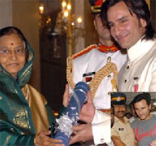 Saif Ali Khan to lose 'Padma' award? | सैफ अली खान 'पद्म' पुरस्कार गमावणार?