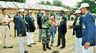 Police Sports Competition inaugurated | पोलीस क्रीडा स्पर्धेचे उद्घाटन