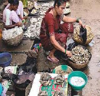 Fisheries dispute in Rohé | रोह्यात मासळी विक्रेत्यांचा वाद Fisheries dispute in Rohé | रोह्यात मासळी विक्रेत्यांचा वाद