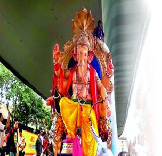Shree's arrival from the creek? | ‘श्रीं’चे आगमन खड्डय़ातूनच?