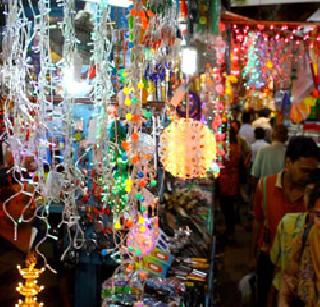 Chinese flame in Ganesh Festival | गणेशोत्सवात चायनीज माळांचा झगमगाट Chinese flame in Ganesh Festival | गणेशोत्सवात चायनीज माळांचा झगमगाट