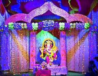 Ganesh idol of Digvijaya Cultural Mandal | दिग्विजय सांस्कृतिक मंडळाची गणेशमूर्ती