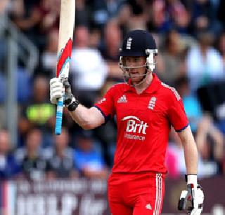 England won by Morgan's innings | मॉर्गनच्या खेळीने इंग्लंड विजयी England won by Morgan's innings | मॉर्गनच्या खेळीने इंग्लंड विजयी
