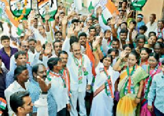 Congress campaign rally in central Nagpur | मध्य नागपुरात काँग्रेसची प्रचार रॅली