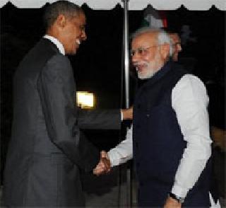 Chem? Ask Obama to welcome Modi | केम छो? विचारत ओबामांनी केले मोदींचे स्वागत