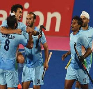 India defeated Pakistan by winning the gold medal in Hockey | पाकला नमवत भारताने पटकावले हॉकीमधील सुवर्णपदक India defeated Pakistan by winning the gold medal in Hockey | पाकला नमवत भारताने पटकावले हॉकीमधील सुवर्णपदक