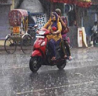 Rains 'water' on campaigning | उमेदवारांच्या प्रचारावर पावसाचे ‘पाणी’ Rains 'water' on campaigning | उमेदवारांच्या प्रचारावर पावसाचे ‘पाणी’