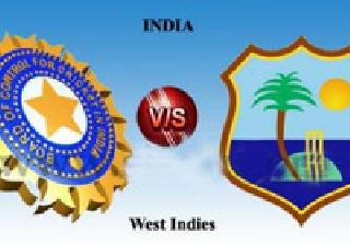 Chasing 264 to win the West Indies | वेस्ट इंडिजसमोर जिंकण्यासाठी २६४ धावांचे आव्हान Chasing 264 to win the West Indies | वेस्ट इंडिजसमोर जिंकण्यासाठी २६४ धावांचे आव्हान