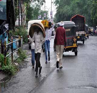 Rainy rain in four districts of western Vidarbha | पश्‍चिम विदर्भातील चार जिल्ह्यात रिमझिम पाऊस