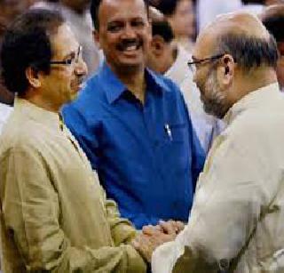 A meeting was held in Amit Shah and Uddhav Thackeray | अमित शहा आणि उद्धव ठाकरेंमध्ये झाली बैठक