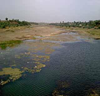 Purna river again green water! | पूर्णा नदीत पुन्हा हिरवं पाणी! Purna river again green water! | पूर्णा नदीत पुन्हा हिरवं पाणी!
