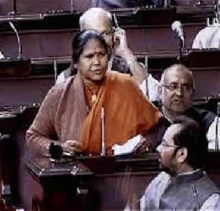 Opponent aggressive against Sadhvi's resignation | साध्वींच्या राजीनाम्यासाठी विरोधक आक्रमक