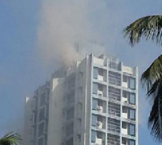 A massive fire in the Mumbai Central building | मुंबई सेंट्रल येथील इमारतीला भीषण आग