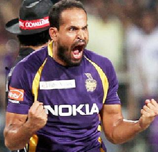 Yusuf Pathan's picket, and the leader of the observer | युसूफ पठाणची सटकली, प्रेक्षकाच्या श्रीमुखात लगावली