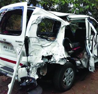 Bus-jeep accident; Two killed | बस-जीपचा अपघात; दोन ठार