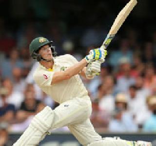 Australia 251 for 6, a total of 348 runs | ऑस्ट्रेलिया ६ बाद २५१, एकूण ३४८ धावांची आघाडी