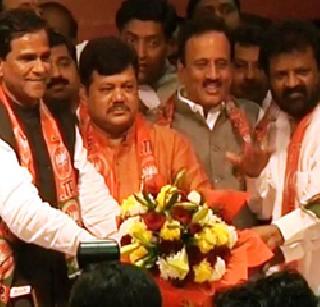 MNSLADDAR, three former MLAs in BJP | मनसेला खिंडार, तीन माजी आमदार भाजपामध्ये MNSLADDAR, three former MLAs in BJP | मनसेला खिंडार, तीन माजी आमदार भाजपामध्ये