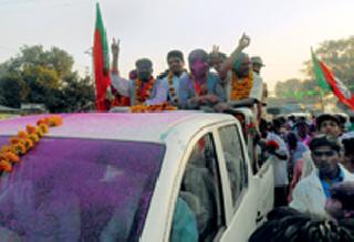 BJP 'flag' in Kanhan-Pipri | कन्हान-पिपरीत भाजपचा ‘झेंडा’