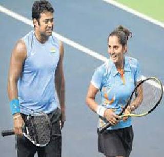 Paes and Sania in the semifinals | पेस, सानिया उपांत्य फेरीत Paes and Sania in the semifinals | पेस, सानिया उपांत्य फेरीत