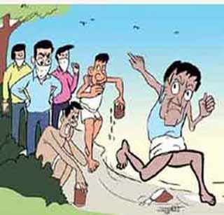Gram Panchayat members forgot toilets | ग्रामपंचायत सदस्यांनाच शौचालयाचा विसर Gram Panchayat members forgot toilets | ग्रामपंचायत सदस्यांनाच शौचालयाचा विसर