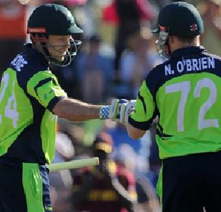 Ireland's defeat, West Indies defeated | आयर्लंडचा दे धक्का, वेस्ट इंडिजचा केला पराभव Ireland's defeat, West Indies defeated | आयर्लंडचा दे धक्का, वेस्ट इंडिजचा केला पराभव