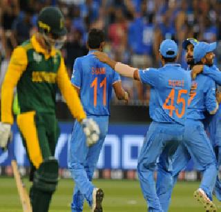 India's winning victory over Africa | मौका साधलाच, भारताचा आफ्रिकेवर दणदणीत विजय