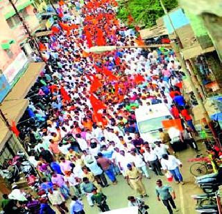 Saffron storm on Uran tehsil | उरण तहसीलवर भगवे वादळ