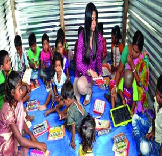 The modern 'Savitribi lake' which strives for poor children | गरीब मुलांसाठी झटणारी आधुनिक ‘सावित्रीची लेक’ The modern 'Savitribi lake' which strives for poor children | गरीब मुलांसाठी झटणारी आधुनिक ‘सावित्रीची लेक’