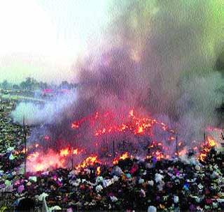 Holi with ten trucks coconut | सैलानीत दहा ट्रक नारळाची पेटली होळी Holi with ten trucks coconut | सैलानीत दहा ट्रक नारळाची पेटली होळी