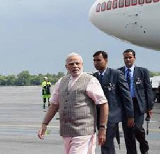 Prime Minister Modi visits the three countries | पंतप्रधान मोदी तीन देशांच्या दौऱ्यावर