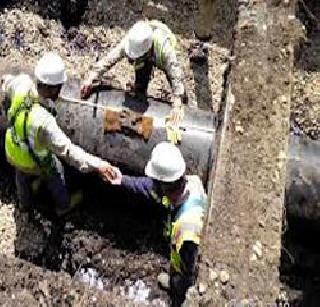 Wast millions of liters of water | लाखो लिटर पाणी वाया Wast millions of liters of water | लाखो लिटर पाणी वाया
