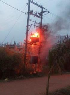 Electric Photographic Fire: | विद्युत जनित्राला आग : Electric Photographic Fire: | विद्युत जनित्राला आग :