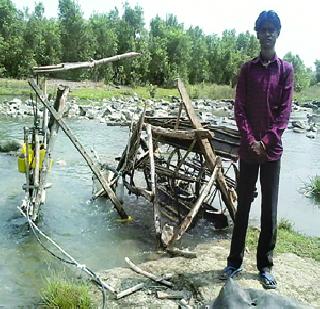 No waterproofing device; Tribal water abundant water | इंधनाविना पाणीउपसा यंत्र; आदिवासींना मुबलक पाणी