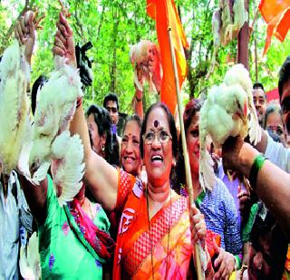 Chickens, skins and tigers! | कोंबड्या, चपला आणि वाघ!