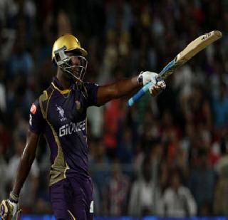 Russell's shining, KKR victory | रसेलची चमक, केकेआरचा विजय