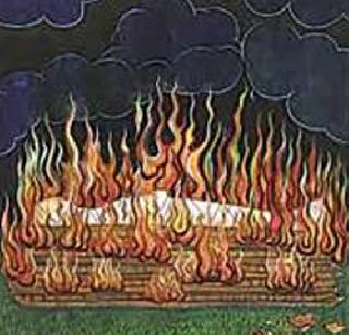Funeral on the child's image | मुलाच्या प्रतिमेवर अंत्यसंस्कार Funeral on the child's image | मुलाच्या प्रतिमेवर अंत्यसंस्कार