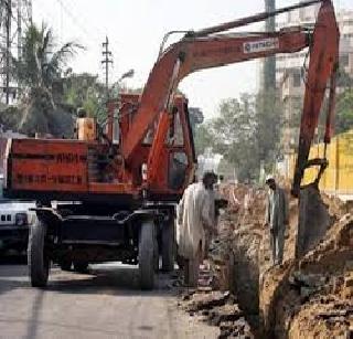 Police hammer on encroachment with bars, lodge at Kashimira | काशिमीरा येथील बार, लॉजसह अतिक्रमणांवर पालिकेचा हातोडा Police hammer on encroachment with bars, lodge at Kashimira | काशिमीरा येथील बार, लॉजसह अतिक्रमणांवर पालिकेचा हातोडा