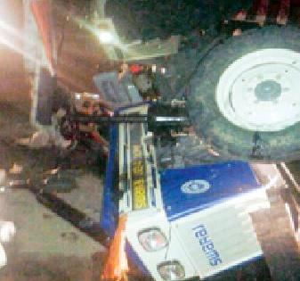 अपघातात दोघेजण गंभीर जखमी :