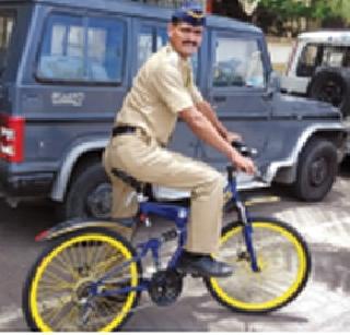 Now police patrol the bike | आता पोलिसांची सायकलवरून गस्त