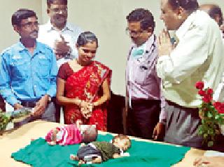 Four women were given birth by Tikrit's woman | तुमखेड्याच्या महिलेने दिला चार मुलांना जन्म