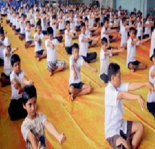 Yogasadhana in Gyanmandir school | ज्ञानमंदिर शाळेत योगसाधना Yogasadhana in Gyanmandir school | ज्ञानमंदिर शाळेत योगसाधना