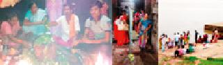More crowds brought more crowds of devotees at Marcond Dadev | अधिक मासानिमित्त मार्र्कं डादेव येथे भाविकांची गर्दी वाढली More crowds brought more crowds of devotees at Marcond Dadev | अधिक मासानिमित्त मार्र्कं डादेव येथे भाविकांची गर्दी वाढली