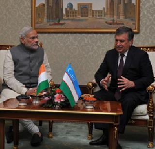 Modi in Uzbekistan | मोदी उझबेकिस्तानात Modi in Uzbekistan | मोदी उझबेकिस्तानात