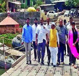 Survey by alternative road consultant | पर्यायी रस्त्याची कॅन्टोन्मेंटकडून पाहणी Survey by alternative road consultant | पर्यायी रस्त्याची कॅन्टोन्मेंटकडून पाहणी