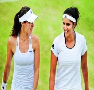 Sania-Hingis in semifinals Bopanna-Margia lose | सानिया-हिंगीस उपांत्य फेरीत; बोपन्ना-मर्जिया पराभूत