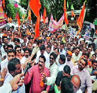 Nimhan and the activists committed crime | निम्हण यांच्यासह कार्यकर्त्यांवर गुन्हा
