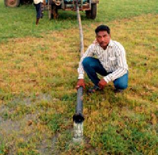 Irrigation through tankers: | टँकरद्वारे सिंचन :